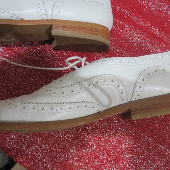 BOGO Blake Scott KATE White Oxford Loafers (Pedro Garcia Vibes!!) lace up 7.5 - Picture 9 of 12